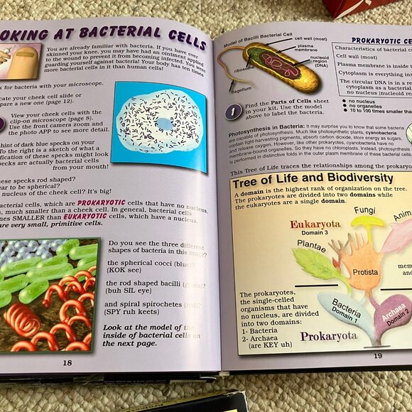 4 ScienceWiz boxes Chemistry Light DNA Cells Biology Home Science Experiment - Picture 9 of 10